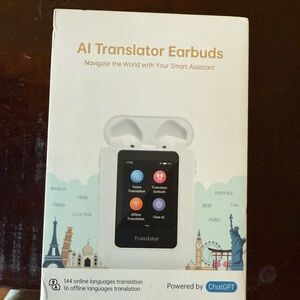 AI Translator Earbuds with Smart Assistant